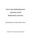 Community Garden Health Impact Assessment - Knox County Health Department