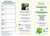 Gardening on Prescription: Improving your Wellbeing through Horticulture
