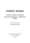 Entrevista a Zygmunt Bauman.