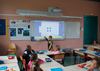 école numérique rurale -travail des élèves sur TBI