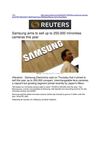 Samsung aims to sell up to 250,000 mirrorless cameras this year (REUTERS)