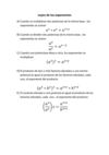Leyes de los exponentes