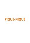 PIQUE-NIQUE