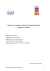 mémoire sur le départ plongeon: analyse biomécanique de deux nageurs