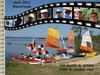 Kayak à voile sur l'étang de Biscarrosse