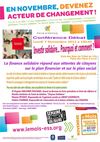 "Investir Solidaire : Pourquoi et Comment ?" Invitation Conférence Débat 7 Novembre 2011 Arras
