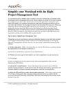 Simplify your Workload with the Right Project Management Tool