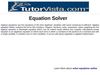 Equation Solver
