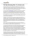 The Big Marketing Duh- it’s all about sales