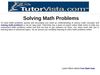 Solving Math Problems