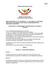 ARRETE MINISTERIEL N°037 CAB /MIN/ECN-T / 15 / JEB /2008 DU 18 SEPTEMBRE 2008 FIXANT LES CRITERES DE SELECTION DES...