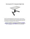 Reviewing the RTT 42 Adjustable Height Table