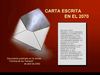 Carta escrita en el 2070