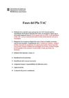 Fases del Pla TAC.