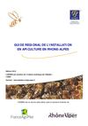Guide régional de l'installation en apiculture en RA