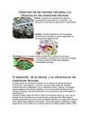Desarrollo de las ciencias naturales y su influencia en las creaciones técnicas