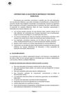 CRITERIOS PARA LA SELECCIÓN DE MATERIALES