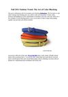 Fall 2011 Fashion Trend The Art of Color Blocking