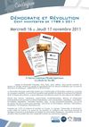 ICES - Démocratie et Révolution : cent manifestes de 1789 à 2011