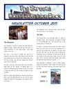 OCTOBER 2011 NEWSLETTER