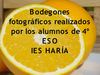 Bodegón fotográfico alumnos 4º de la ESO IES Haría