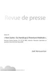 Hors-scène - Joël Kérouanton - revue de presse