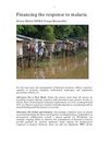 Financing the response to malaria