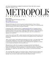 NEC HELPS METROPOLIS COMBINE TECHNOLOGY WITH THE ARTS 