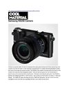 Samsung NX200 Camera (Cool Material)