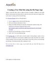 Creating a Free Mini-Site using the Biz Pages