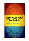 10 Easy Ways to Perform Email Marketing