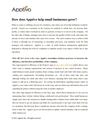 How does Apptivo help small businesses grow