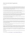 About Acne And Vitamin Supplements
