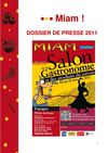 dossier de presse MIAM 2001 au parc des expos d'Alès du 18 au 21 novembre - 19ème salon de la gastronomie et des...