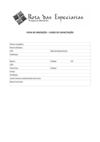 ficha de inscrição - modelo