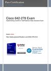 Pass CISCO 642-278 Exam