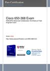 Pass CISCO 650-368 Exam