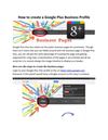 How to create a Google Plus Business Profile