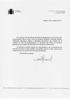 carta presidente del gobierno