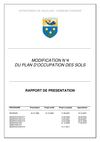 Modification N°4 du POS - Rapport de présentation