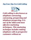 Top Four Tips For Cold Calling