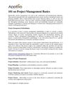 101 on Project Management Basics