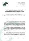 Nota de Prensa 14 noviembre Enseñanza