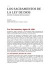 LOS SACRAMENTOS DE LA LEY DE DIOS