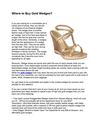 Where to Buy Gold Wedges