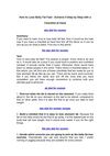 How to Lose Belly Fat Fast - Achieve it Step by Step with a Checklist at Hand