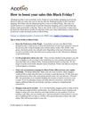 How to boost your sales this Black Friday