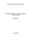 UNCT in Georgia - Review of socio-economic needs in Abkhazia, March 2008
