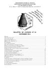 Bulletin n°61 novembre 2011