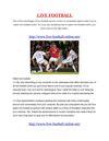 Live Football